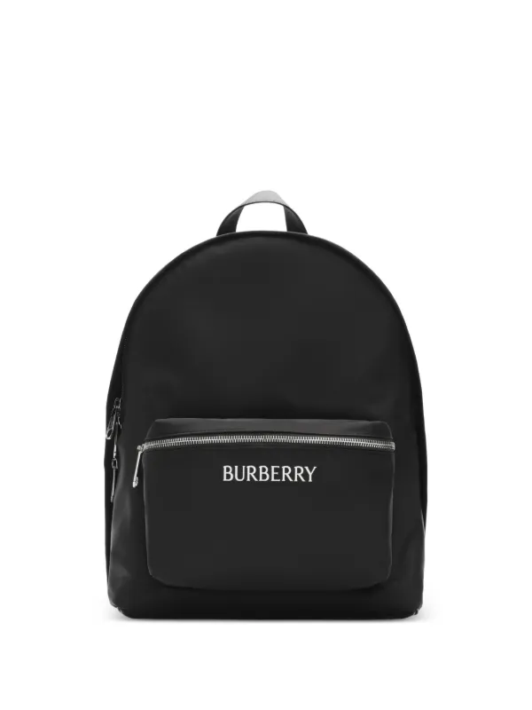 burberry laptop backpack "Check" Nylon Blue - Men visible on the handle and the subtly embossed crest logo on the front pocket Burberry Nylon Backpack | Black