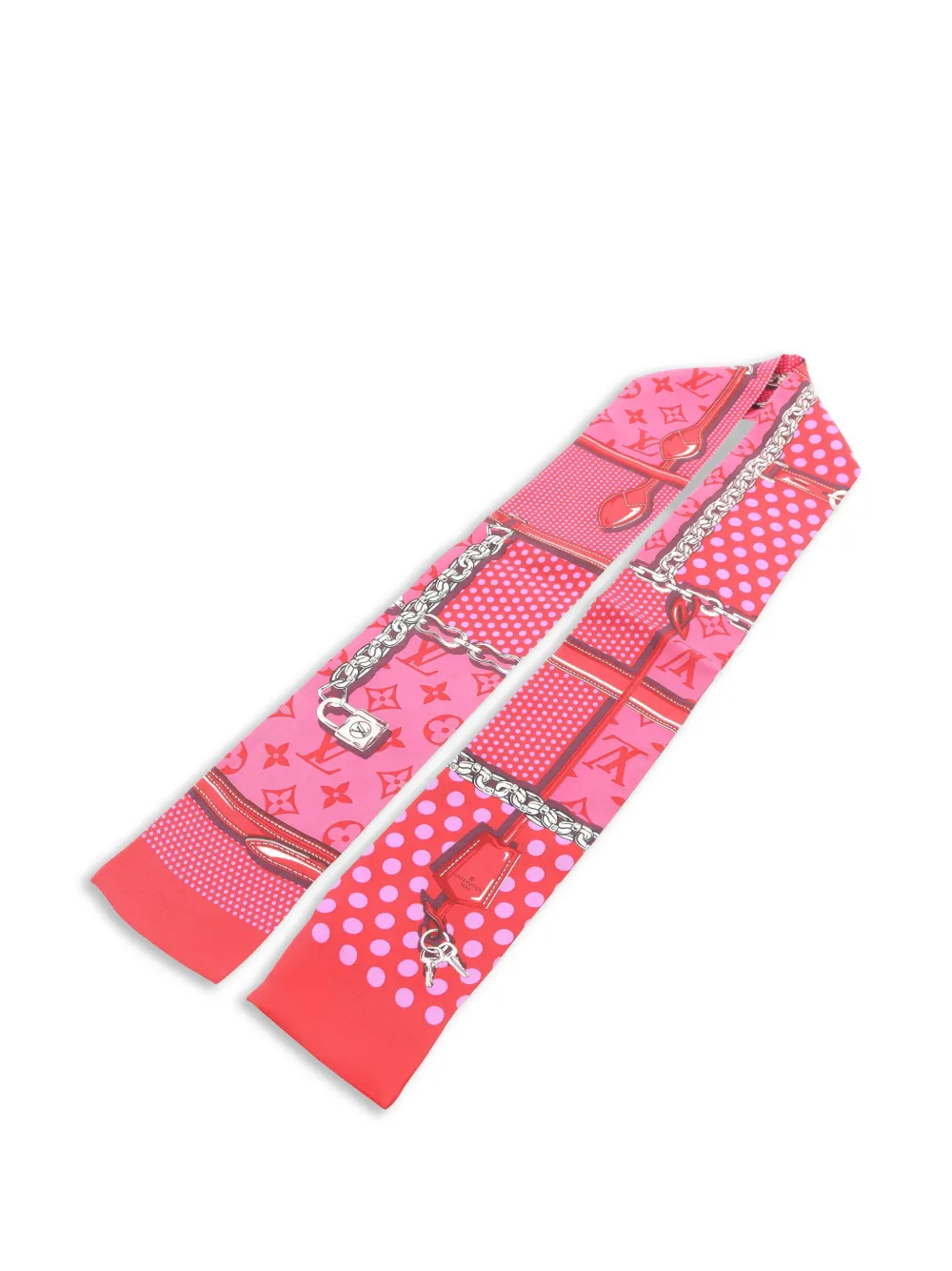 Louis Vuitton Pre-Owned Confidential silk scarf - Rosa
