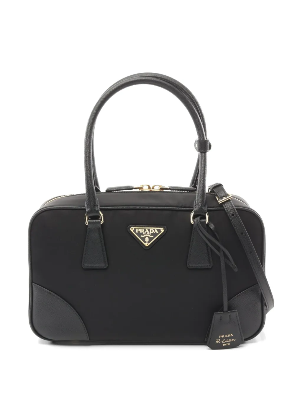 Prada Pre-Owned 2020s Re-Edition 1978 Re-Nylon Tessuto tote bag - Nero