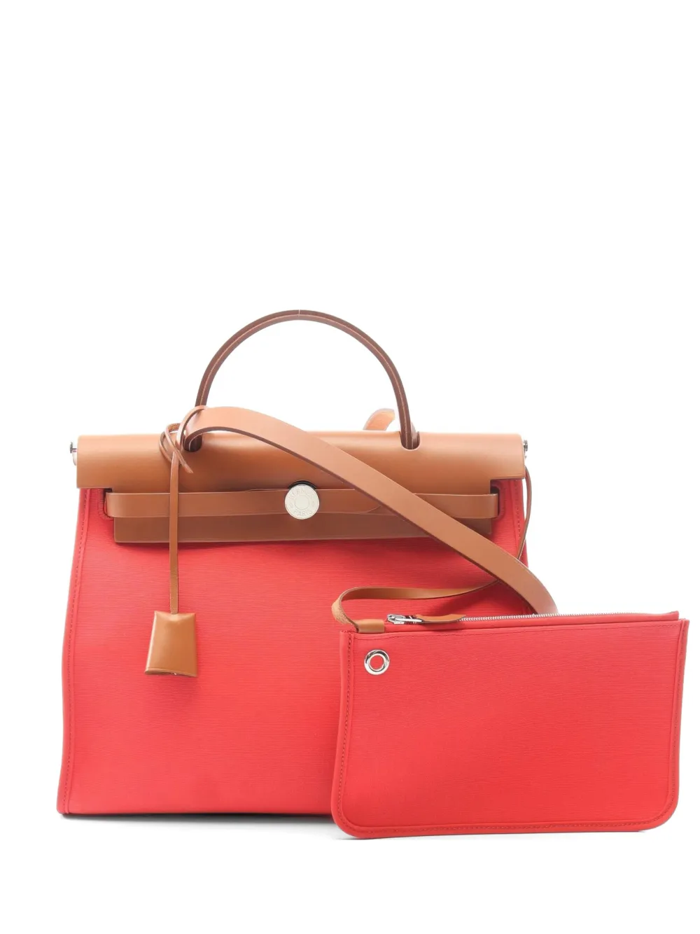Hermès Pre-Owned 2019 PM Herbag Zip tote bag - Rosso