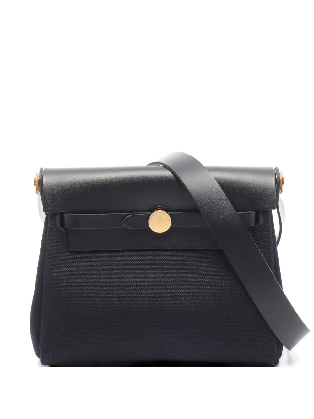 Hermès Pre-Owned 2025 mini Herbag Zip shoulder bag - Schwarz