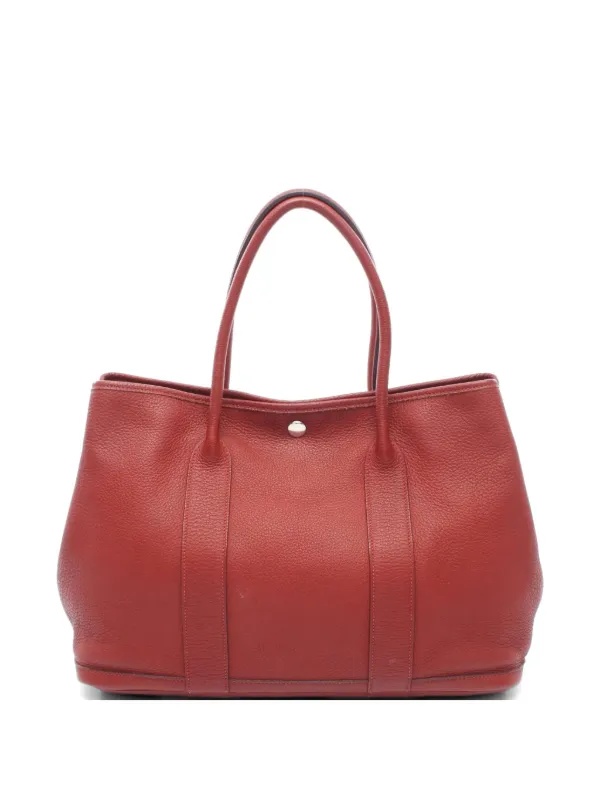 Hermès Pre-owned 2009 PM Garden Party Tote Bag in Red