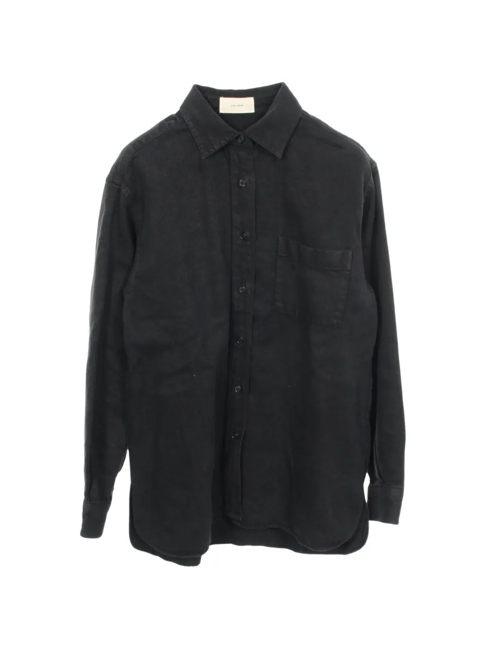 The Row Pre-Owned 2010s oversized long-sleeved shirt - Nero