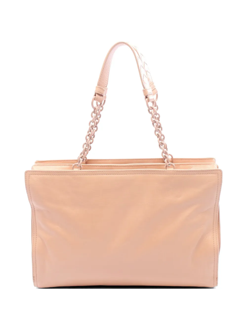 Bottega Veneta Pre-Owned 2000s chain-link leather tote bag - Toni neutri