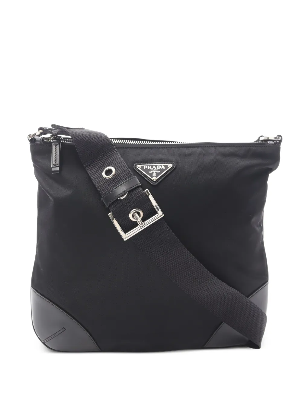 Prada Pre-Owned 2010s Tessuto Light crossbody bag - Nero