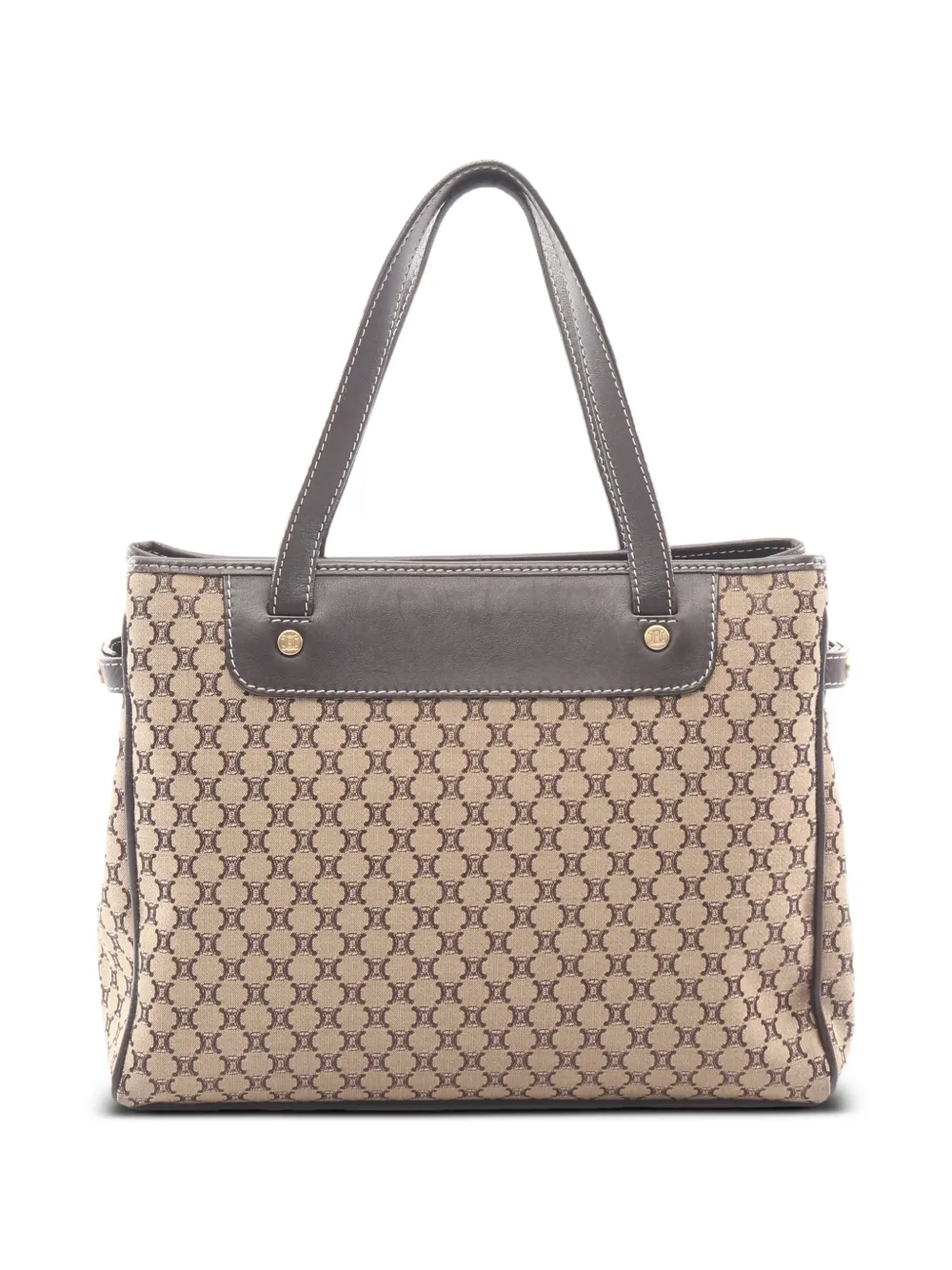 Celine Pre-Owned 2010s Macadam-canvas tote bag - Toni neutri