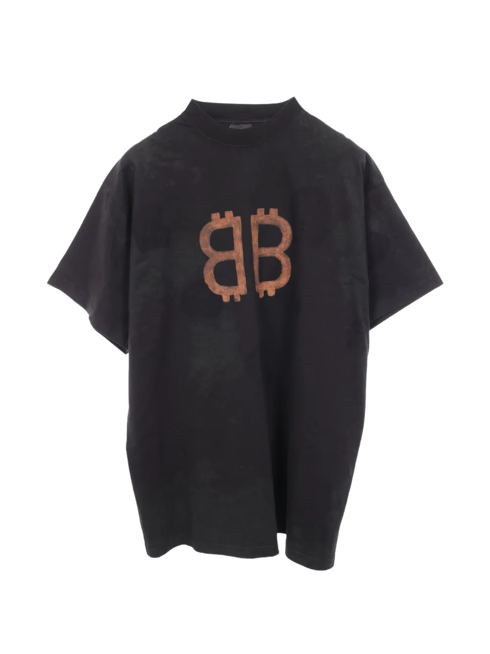 Pre-owned Balenciaga 2010s Logo-print T-shirt In Black