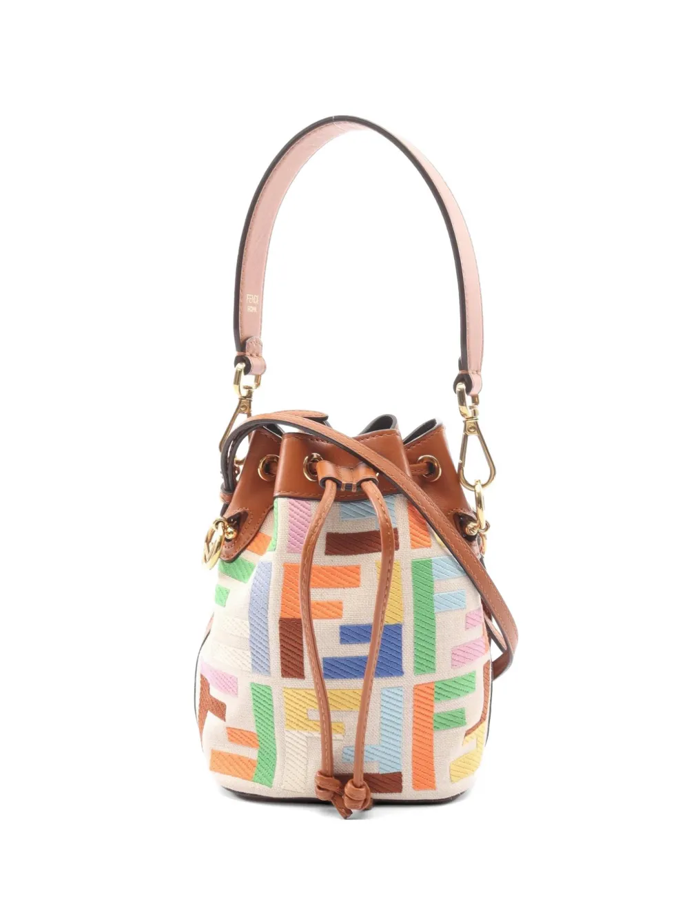 Fendi Pre-Owned 2010s mini Mon Tresor bucket bag - Nude
