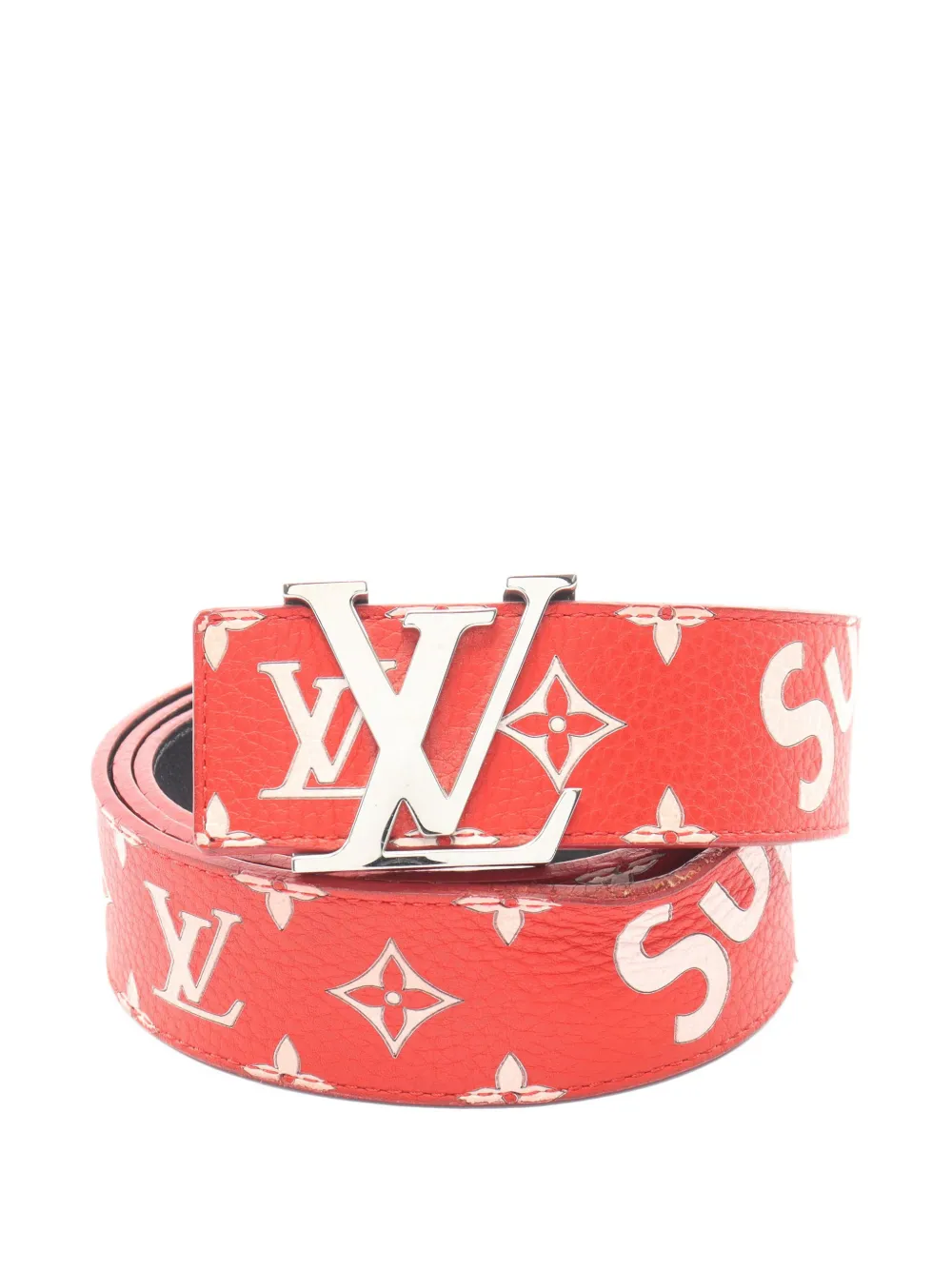 Louis Vuitton Pre-Owned 2017 x Supreme Monogram belt - Red