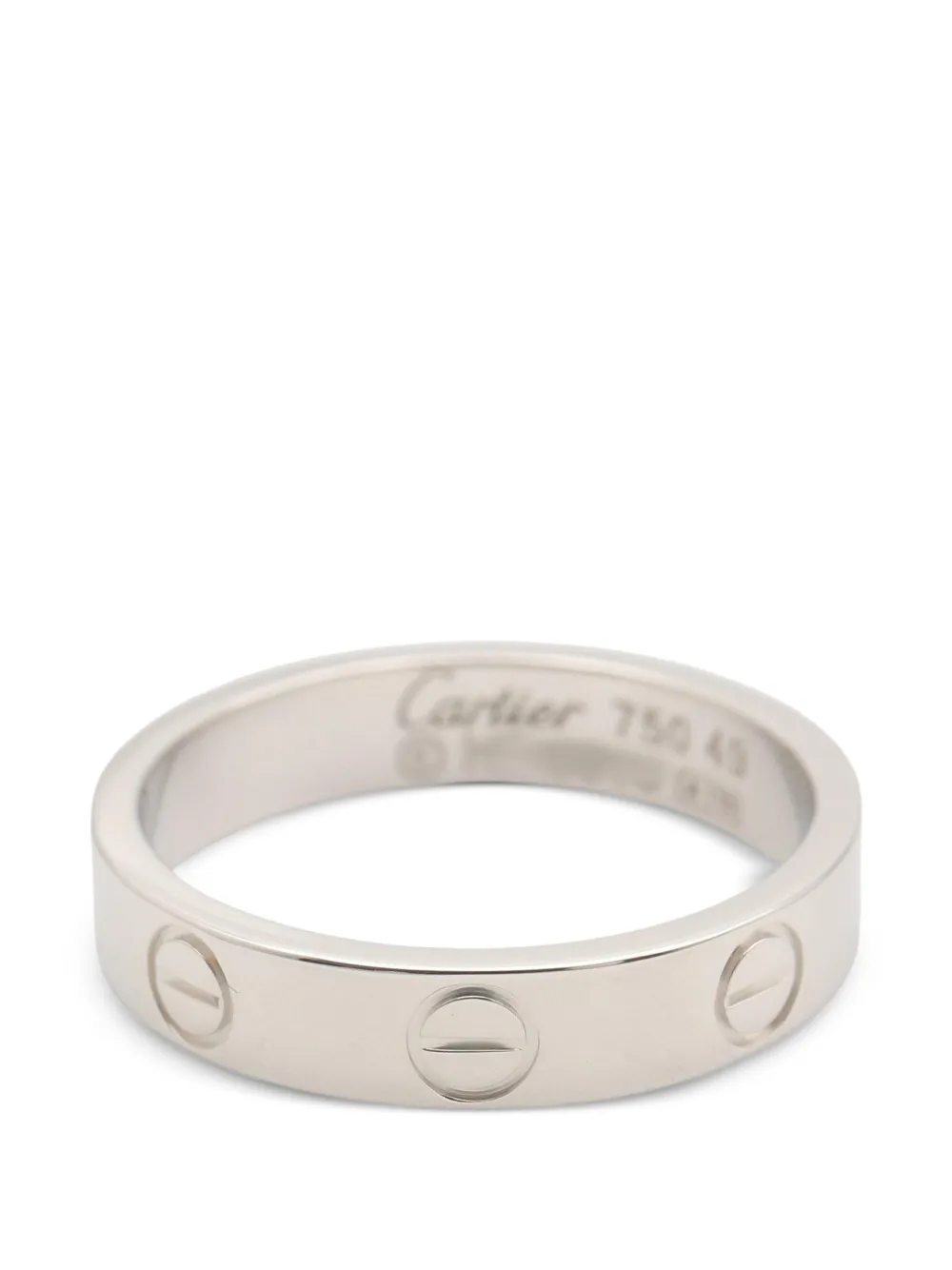 Cartier Love engraved ring - Argento