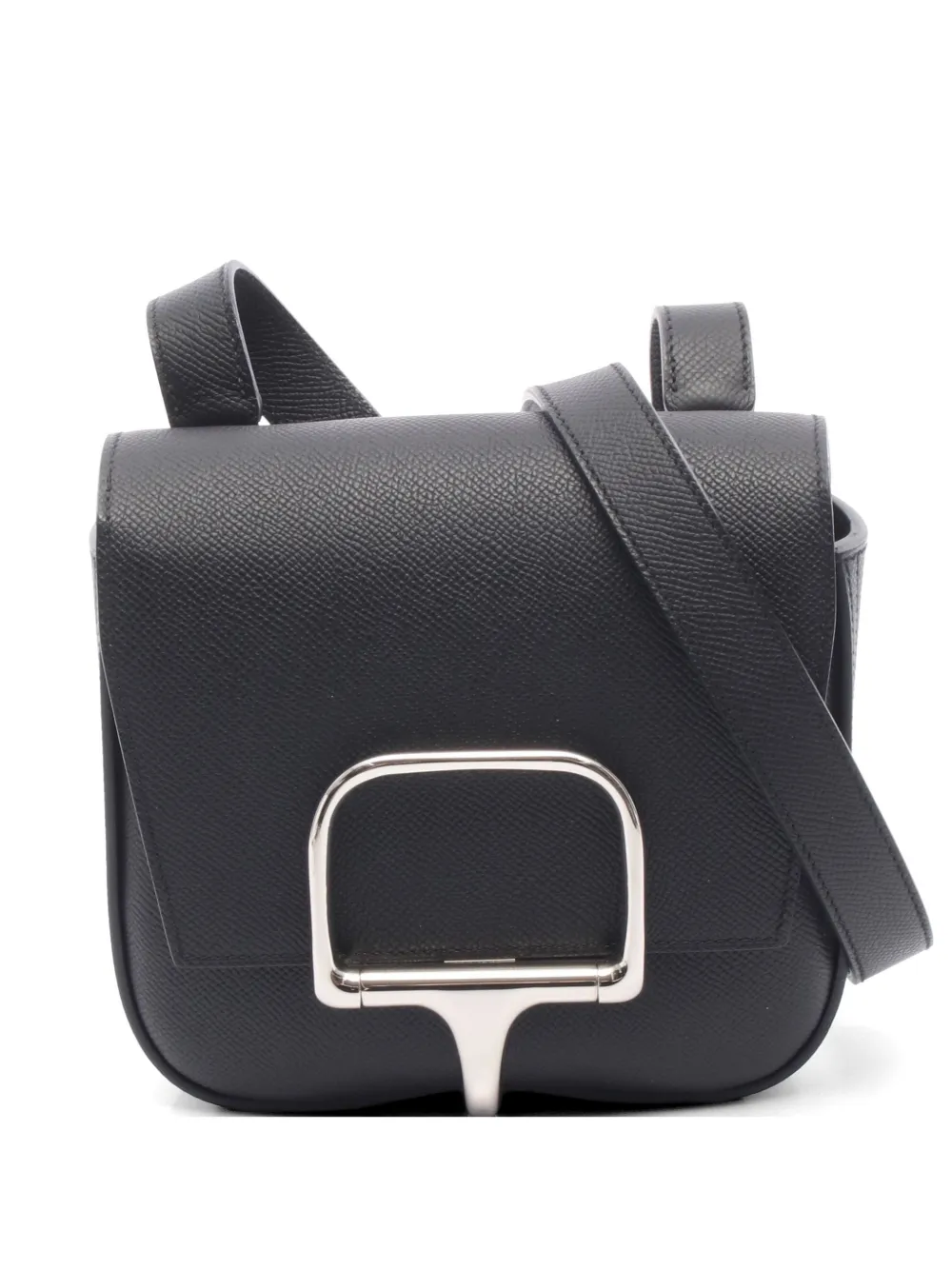 Hermès Pre-Owned 2023 Della Cavalleria Epsom leather shoulder bag - Nero