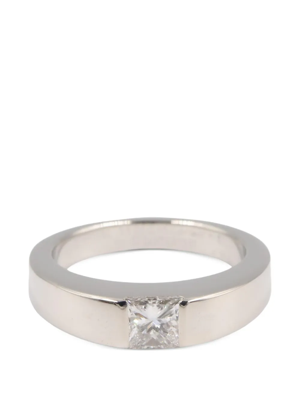 Cartier 2010s Tank diamond ring - Argento