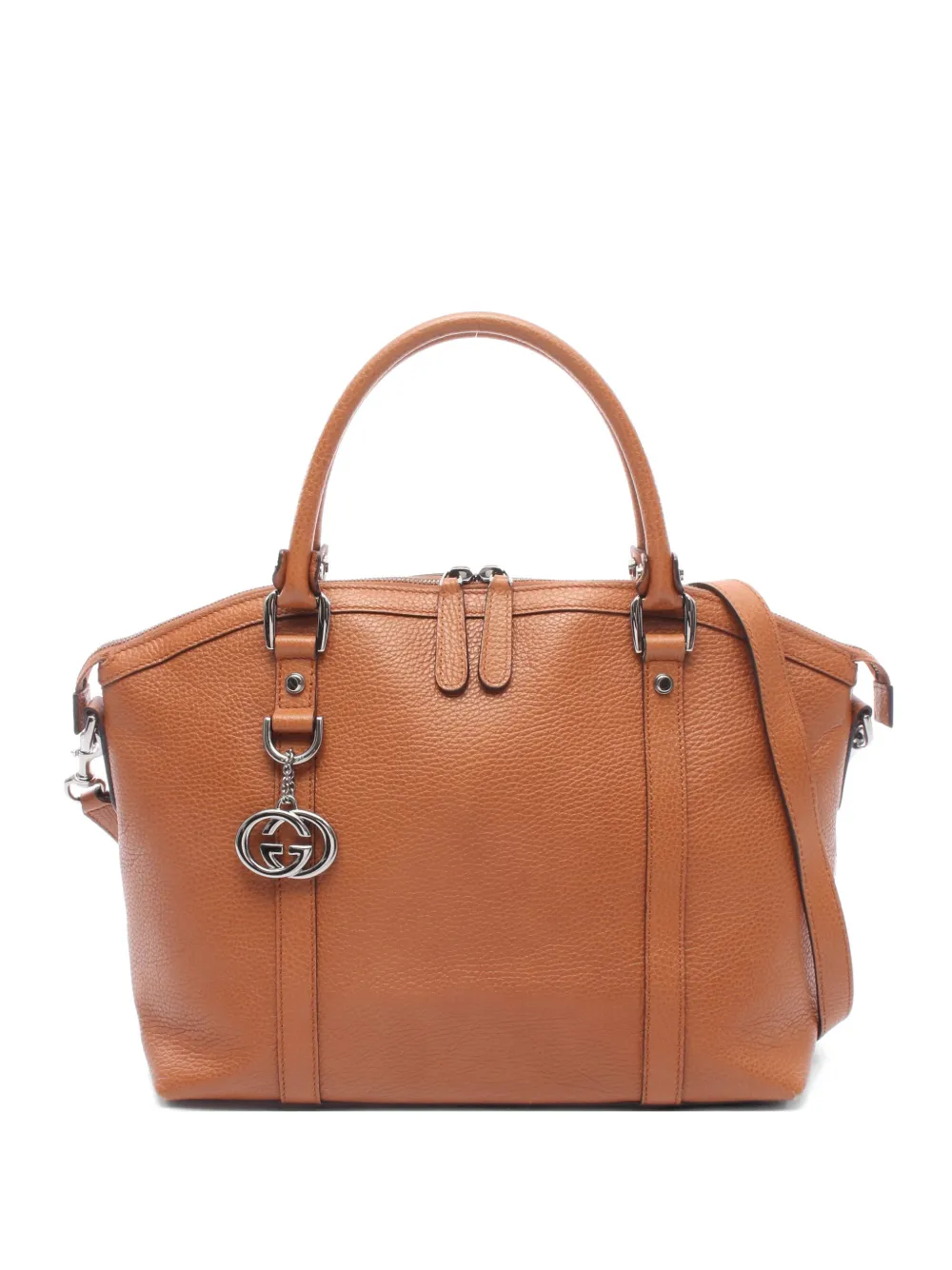 Gucci Pre-Owned 2000s Interlocking G charm tote bag - Toni neutri
