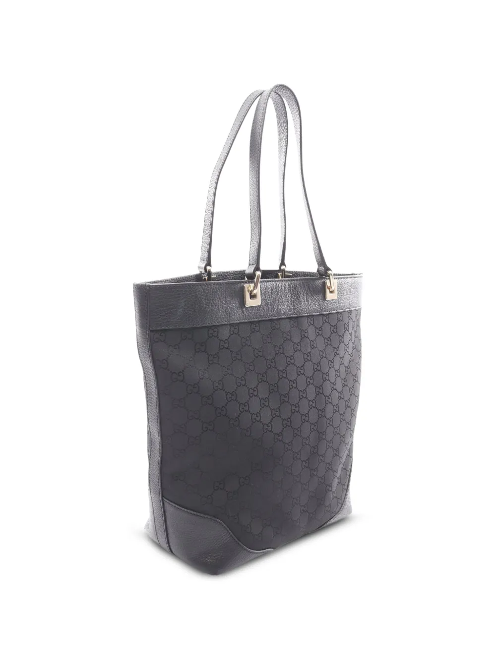 Gucci Pre-owned 2000s GG Pattern Tote Bag in Black, view 2
