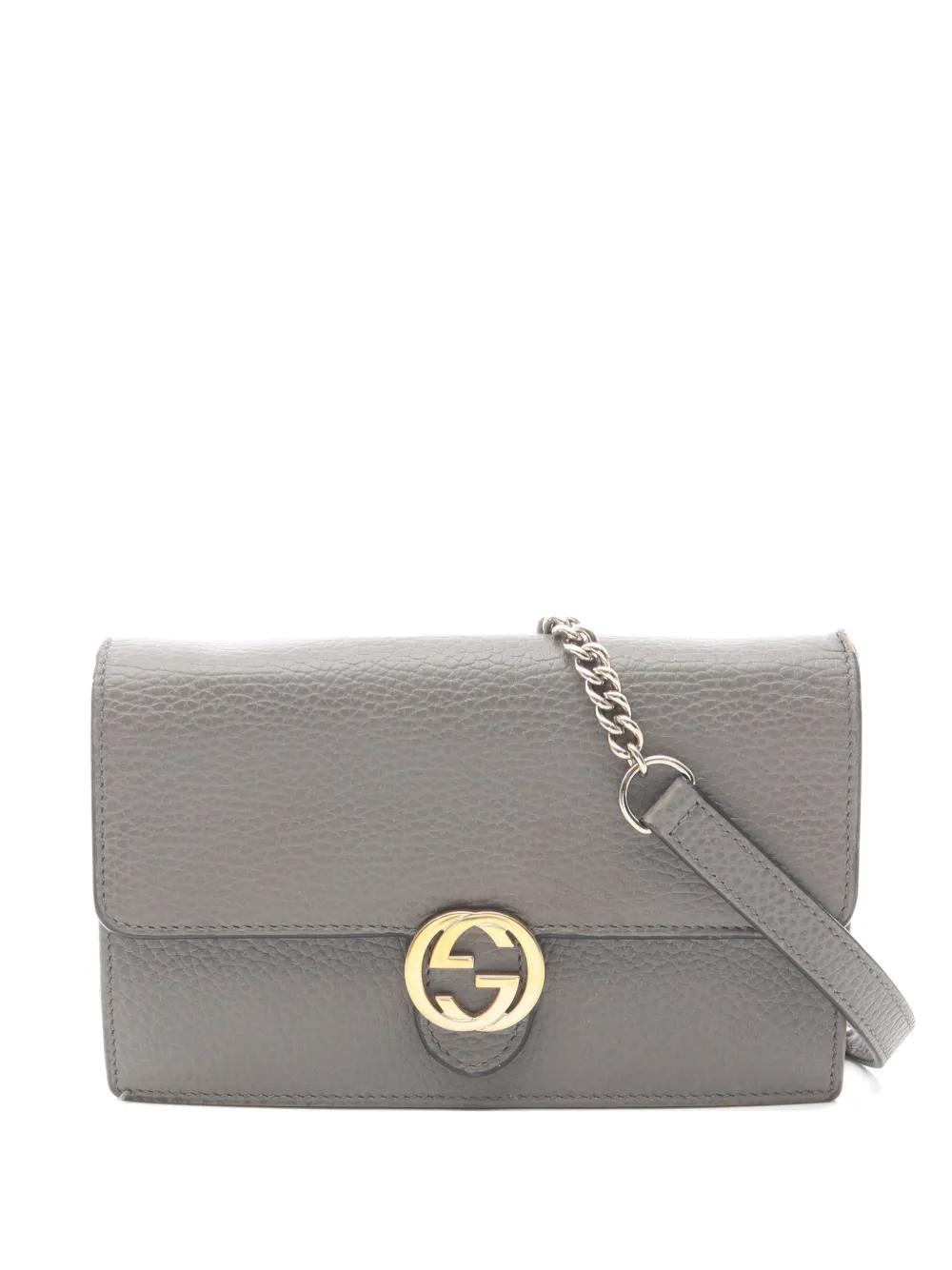 Gucci Pre-Owned 2000s Interlocking G chain wallet - Grigio