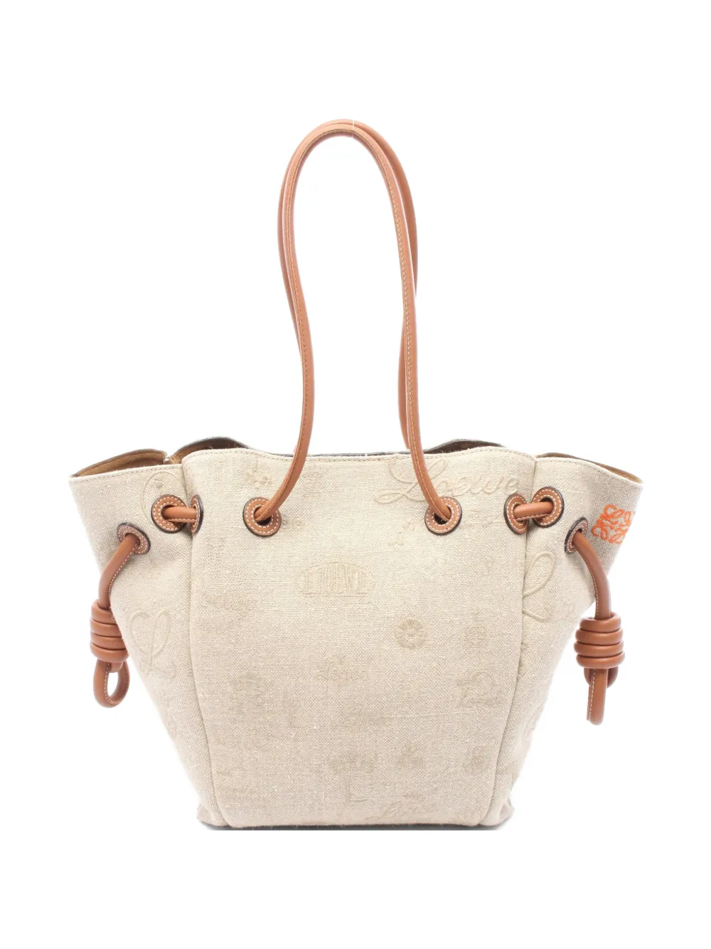Loewe Pre-Owned 2010s Flamenco Knot tote bag - Toni neutri