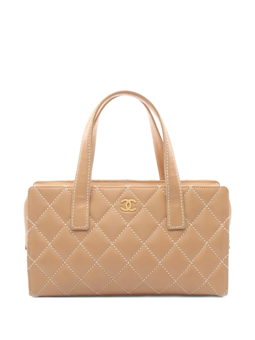 CHANEL Pre-Owned 2003-2004 Wild Stitch tote bag - Neutrals