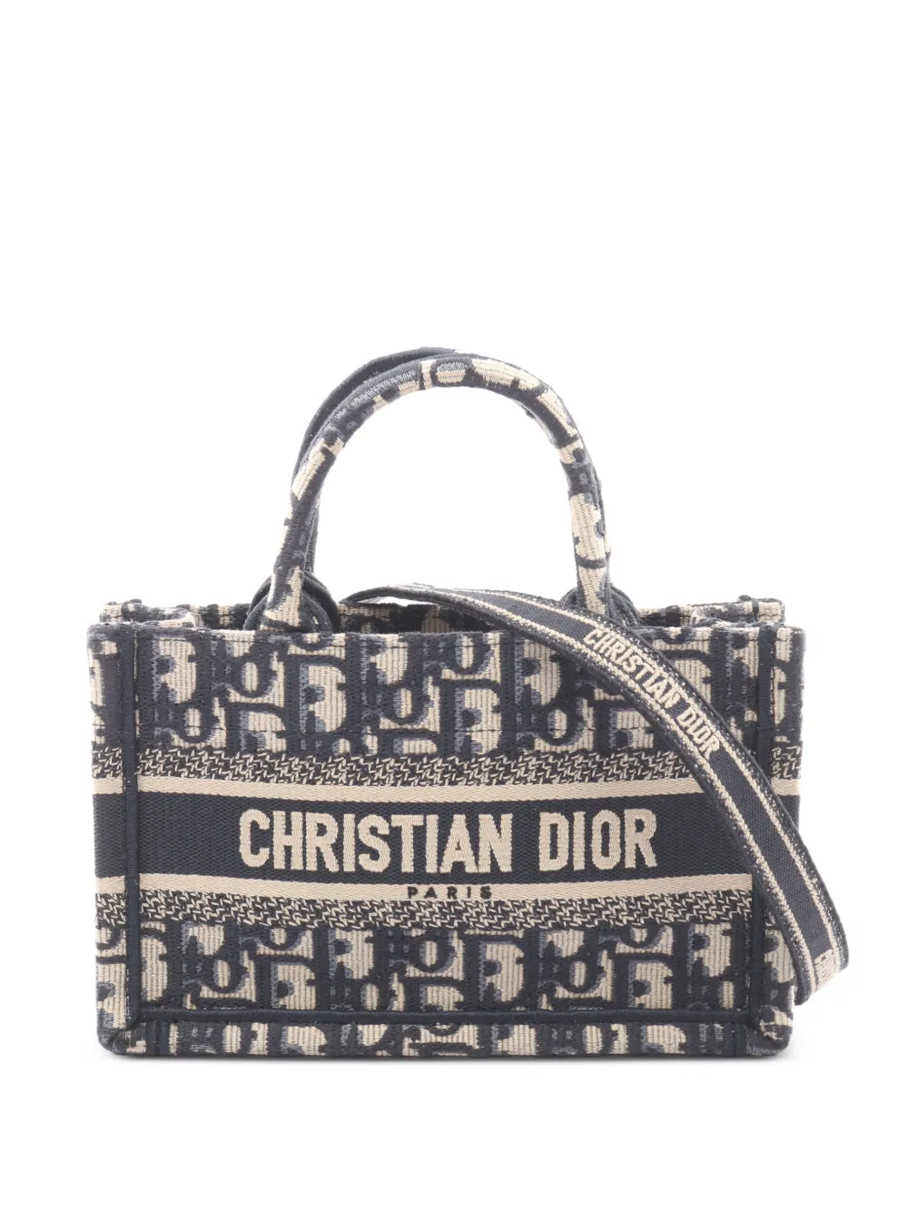 Christian Dior Pre-Owned 2010s mini Book Tote two-way handbag - Blu