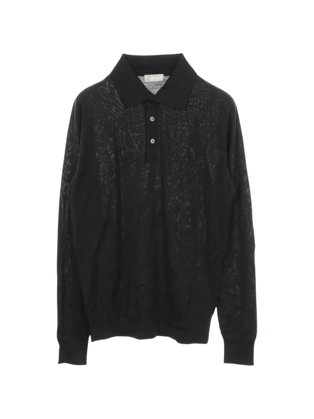Christian Dior Pre-Owned Polo a maniche lunghe - Nero