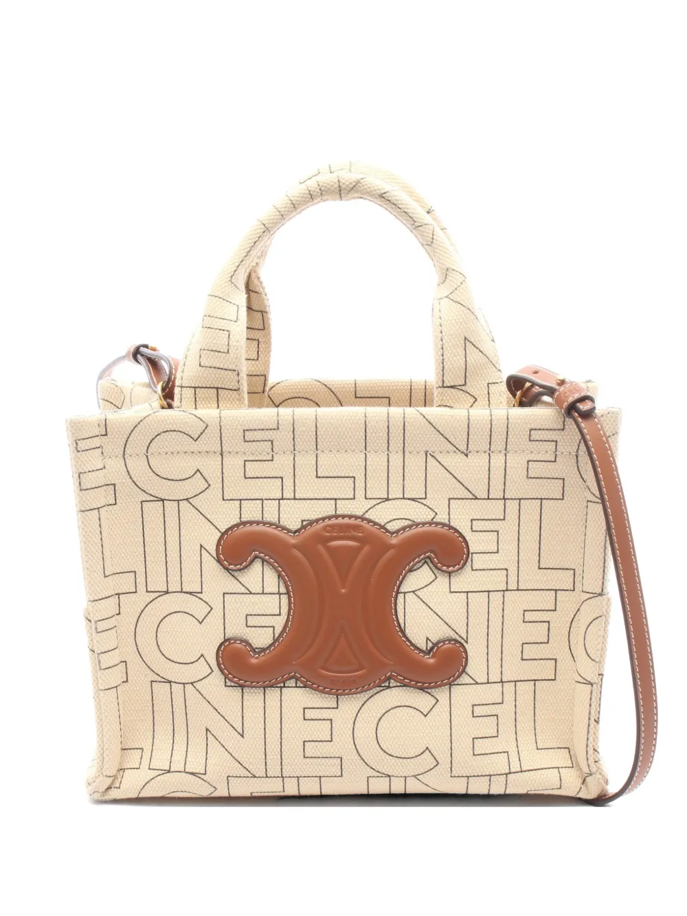 Celine Pre-Owned 2010s small Cabas Thais tote bag - Toni neutri