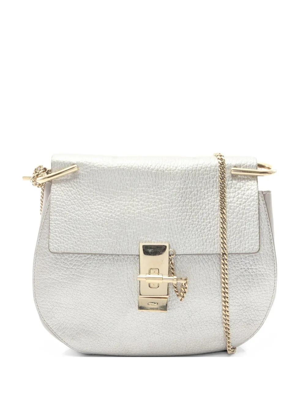 Chloé Pre-Owned 2000s Drew cross body bag - Argento