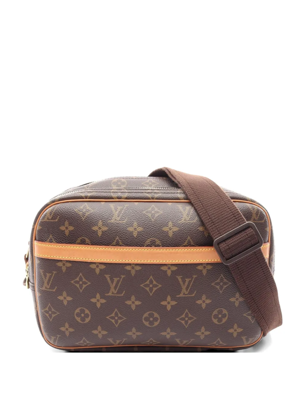 Louis Vuitton Pre-Owned 2001 PM Reporter Monogram cross body bag - Braun