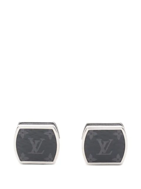 Louis Vuitton Pre-Owned 2017 Monogram Eclipse cufflinks (set of two)