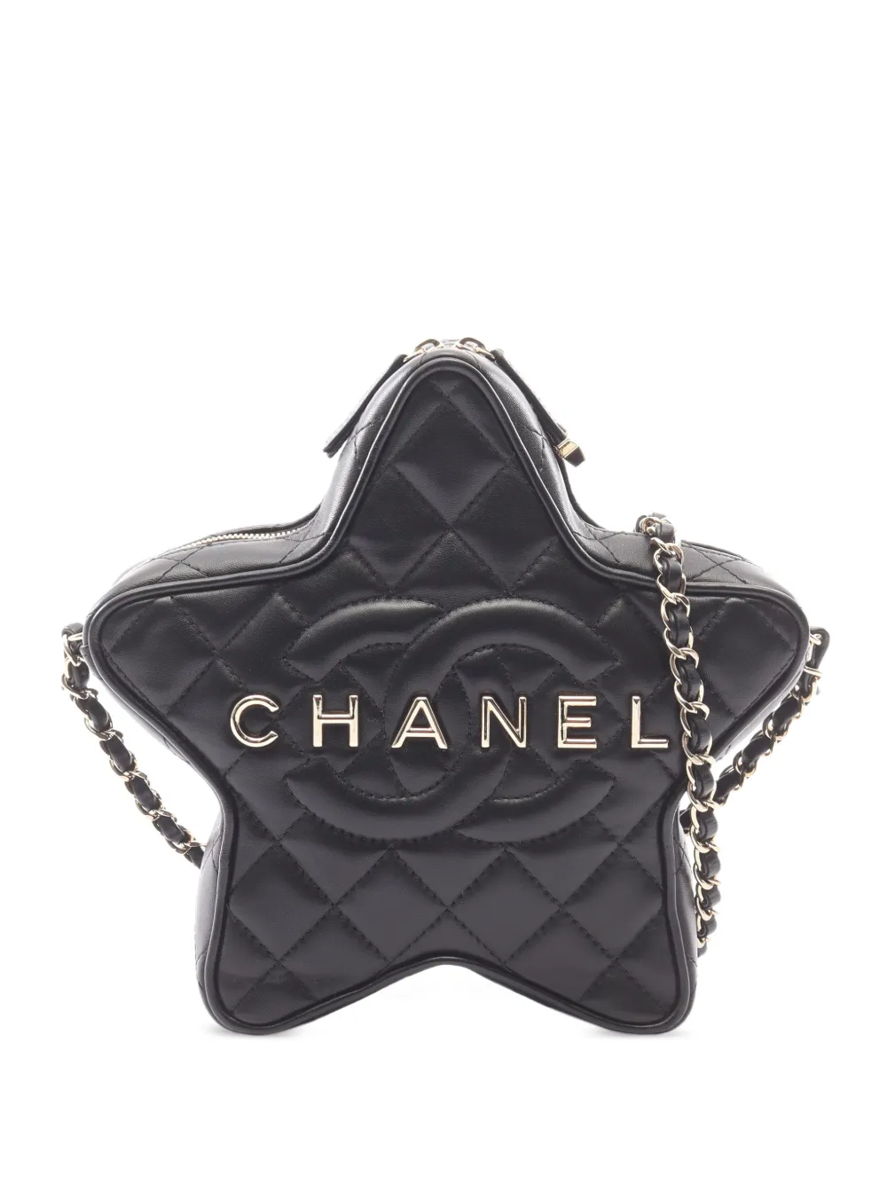CHANEL Pre-Owned 2021 Walk of Fame Star crossbody bag - Nero