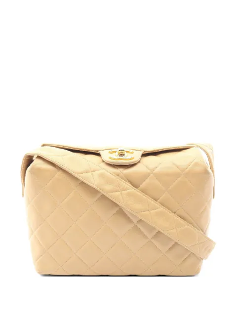 CHANEL Pre-Owned bolsa de hombro con cierre giratorio CC 1991-1994