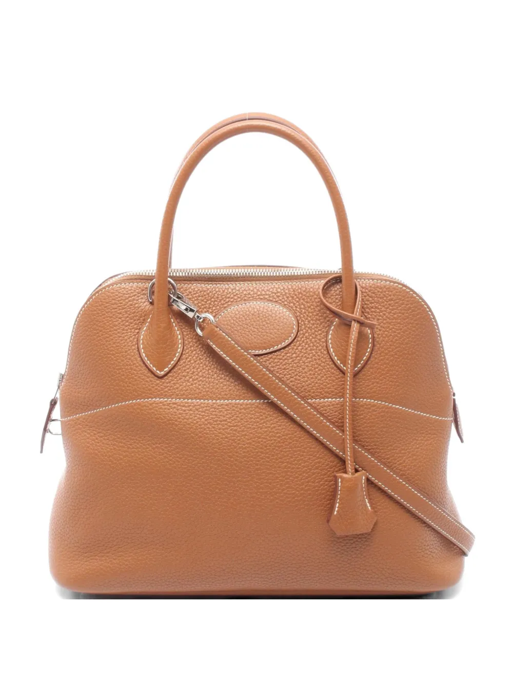 Hermès Pre-Owned 2014 31 Bolide Clemence leather handbag - Marrone