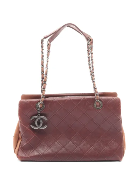 CHANEL Pre-Owned 2013-2014 matelassé chain shoulder bag