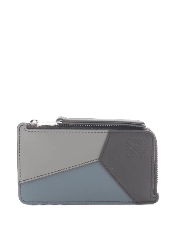 Loewe Pre-owned Puzzle Cardholder in Grey