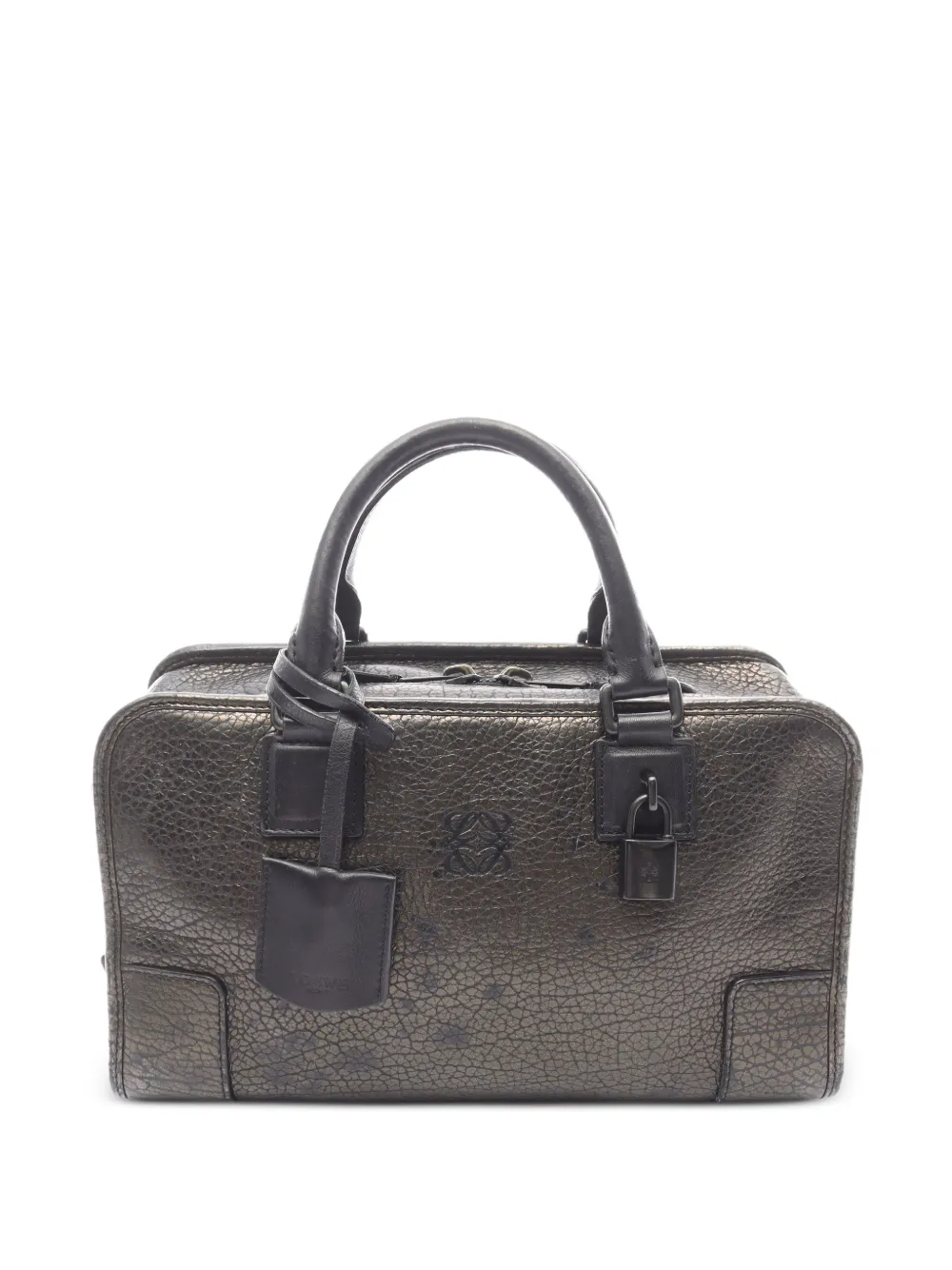 Loewe Pre-Owned 2000s 28 Amazona leather handbag - Marrone