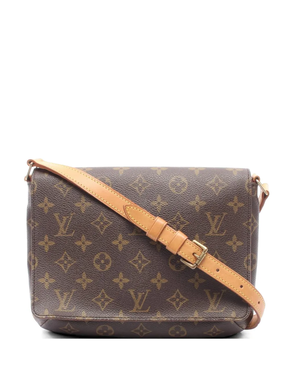 Louis Vuitton Pre-Owned 2001 Musette Tango monogram shoulder bag - Marrone