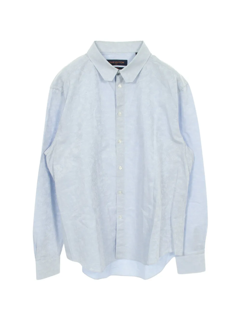 Louis Vuitton Pre-Owned 2010s monogram cottonshirt - Blu
