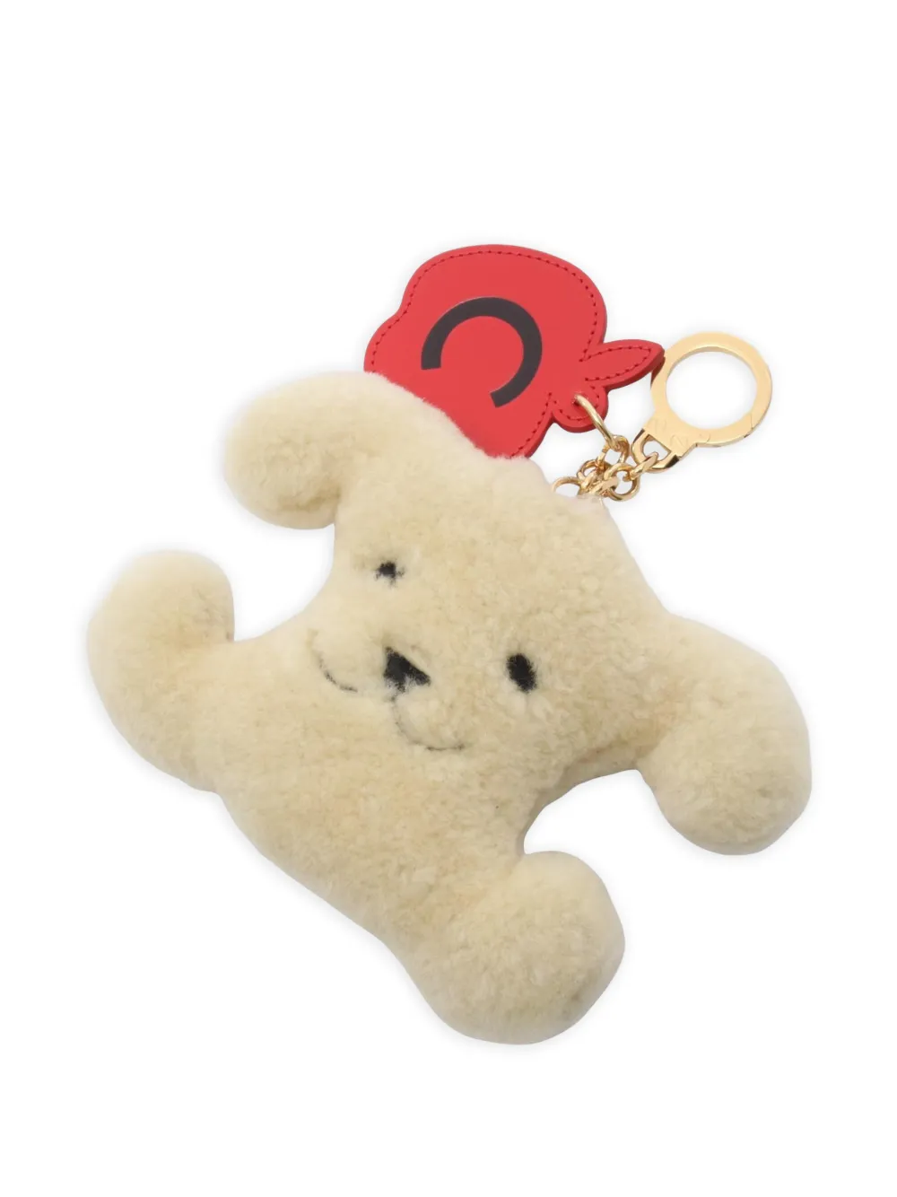 Celine Pre-Owned 2020s Triomphe apple bag charm - Neutrals