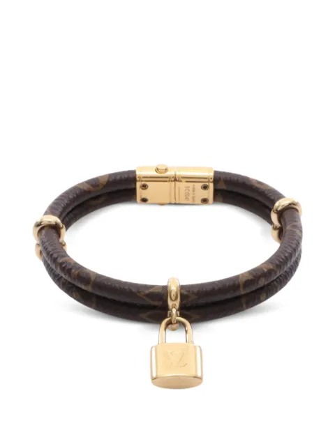Louis Vuitton Pre-Owned Bracciale Keep It Twice con logo inciso 2021