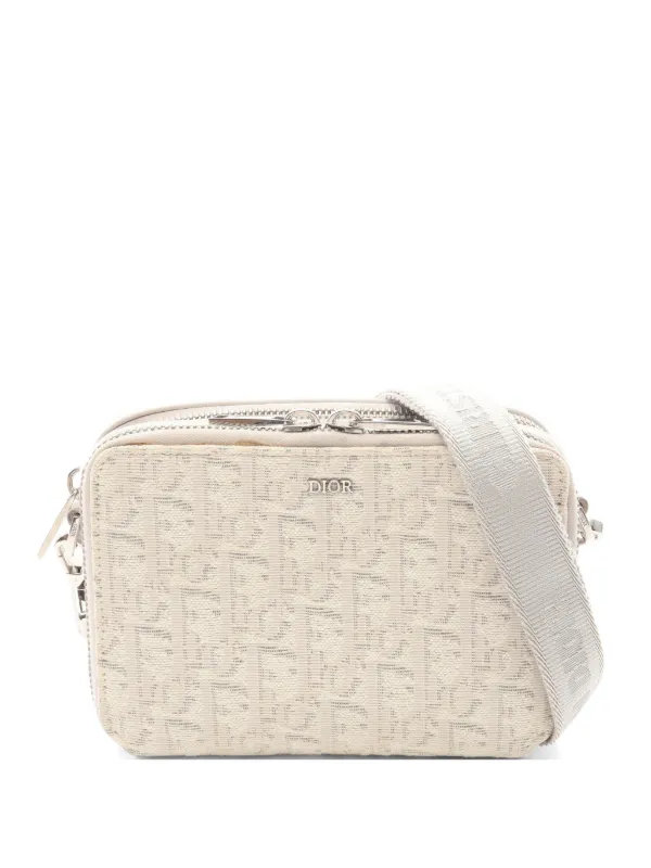 Dior Pre-owned 2000s Oblique Shoulder Bag in Neutrals