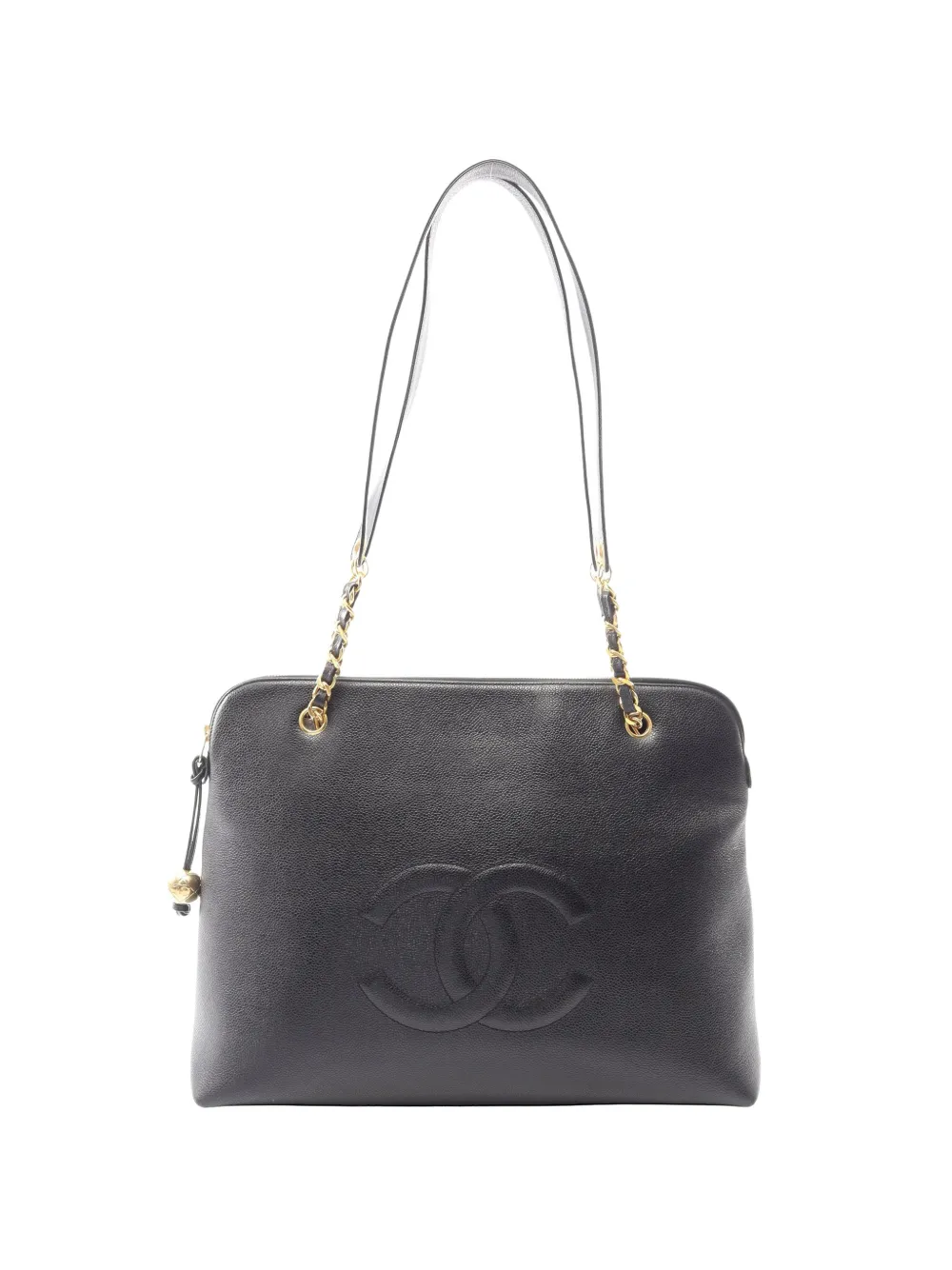 CHANEL Pre-Owned 1994-1996 Caviar CC shoulder bag - Schwarz