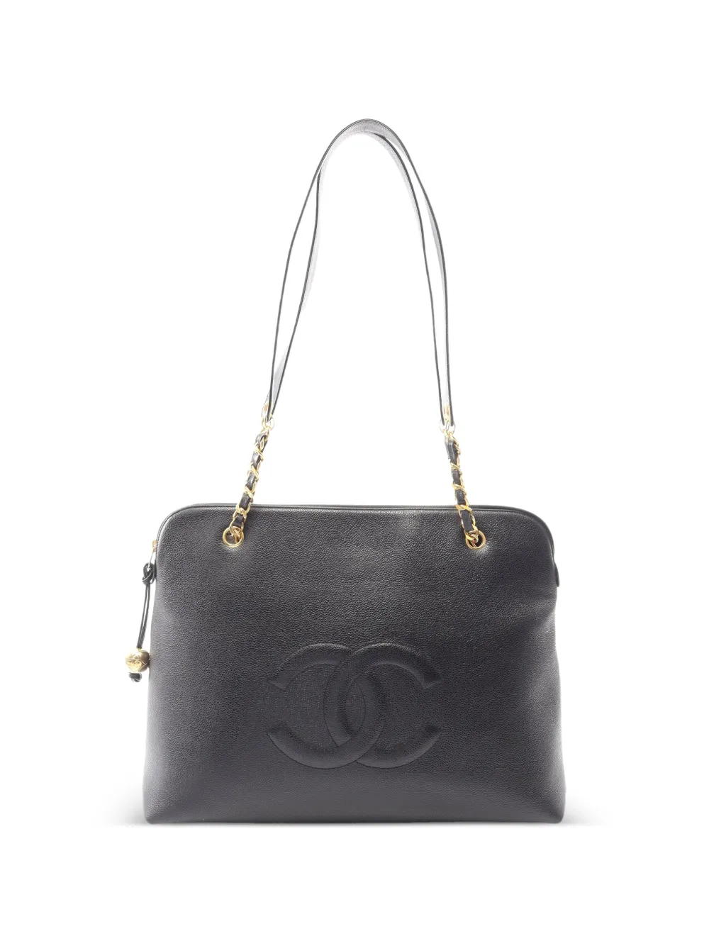 CHANEL Pre-Owned 1994-1996 Caviar CC shoulder bag - Schwarz