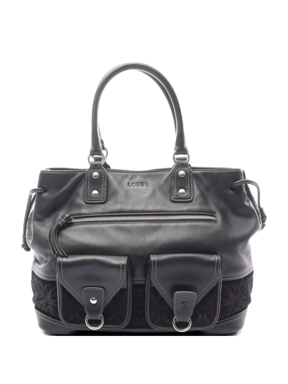 Loewe Pre-Owned 2000s Anagram handbag - Nero