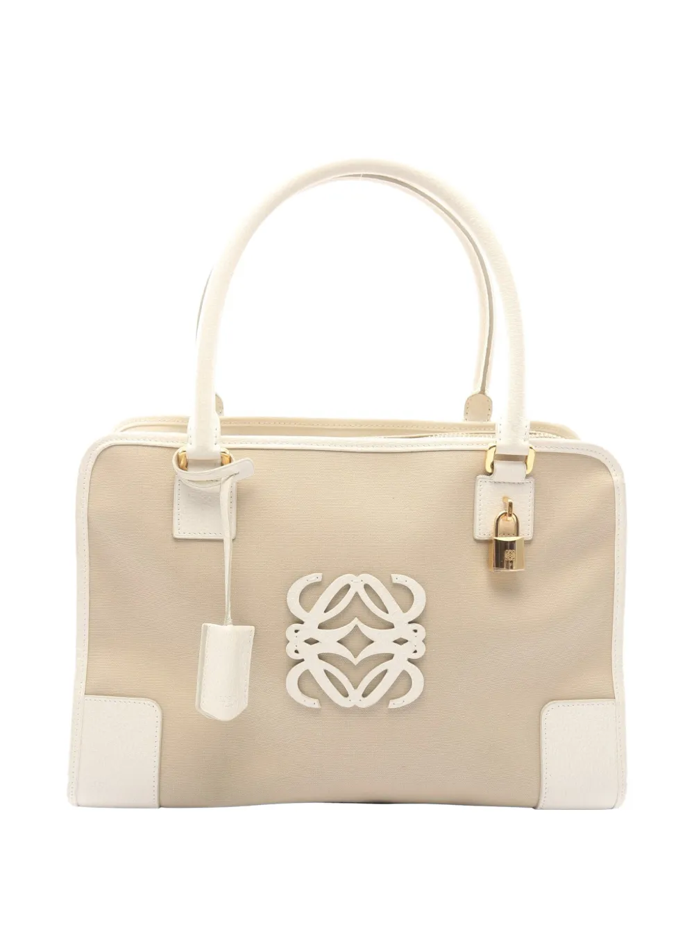 Loewe Pre-Owned 36 Amazona Anagram tote bag - Toni neutri
