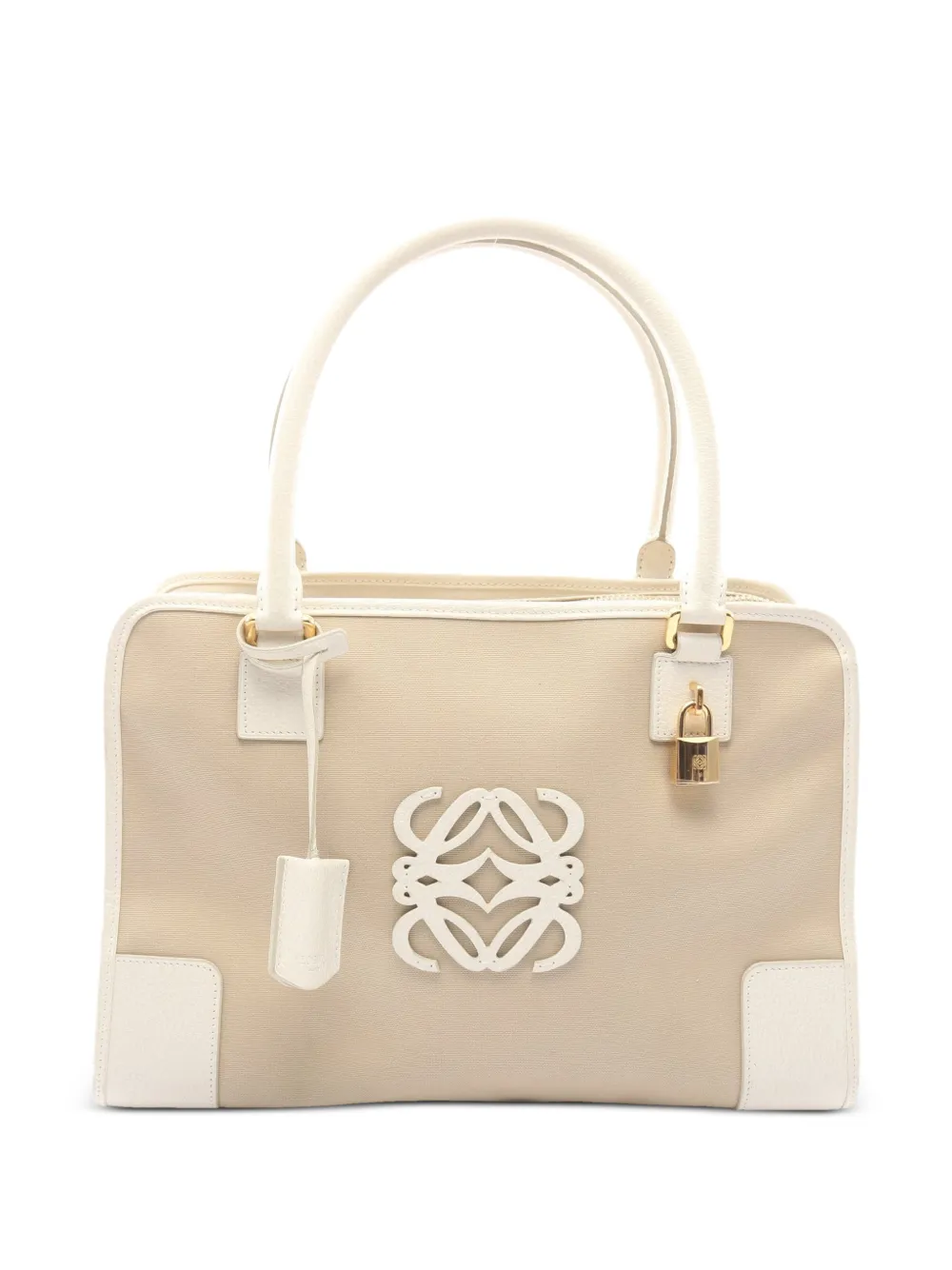 Loewe Pre-Owned 36 Amazona Anagram tote bag - Toni neutri