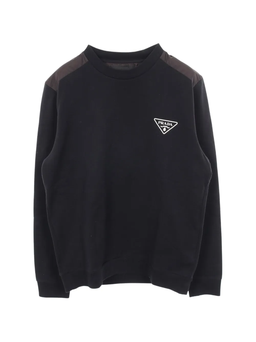 Prada Pre-Owned suéter con logo triangular 2010 | negro | Image 1