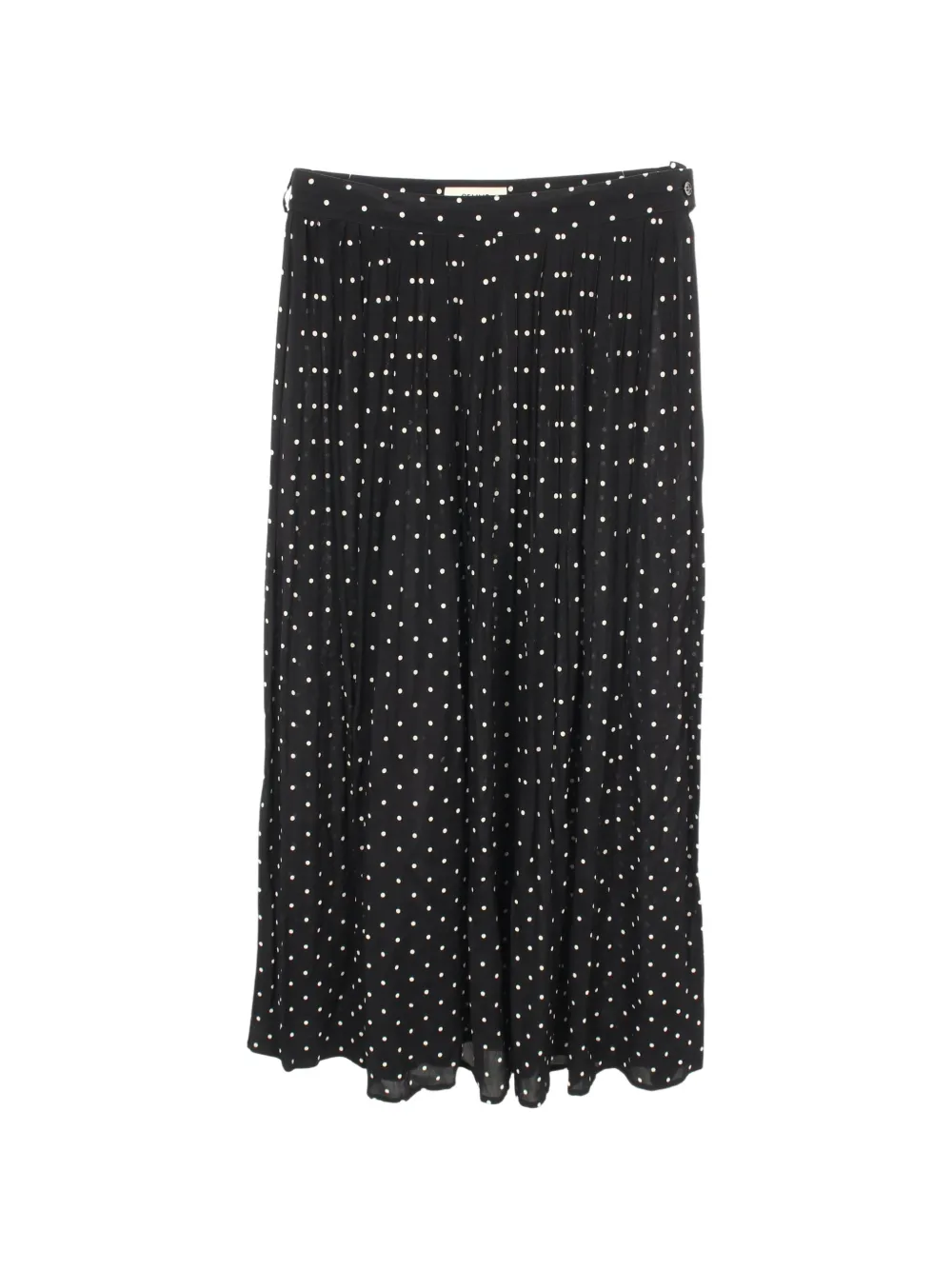 Celine Pre-Owned 2000s polka dot flared skirt - Nero