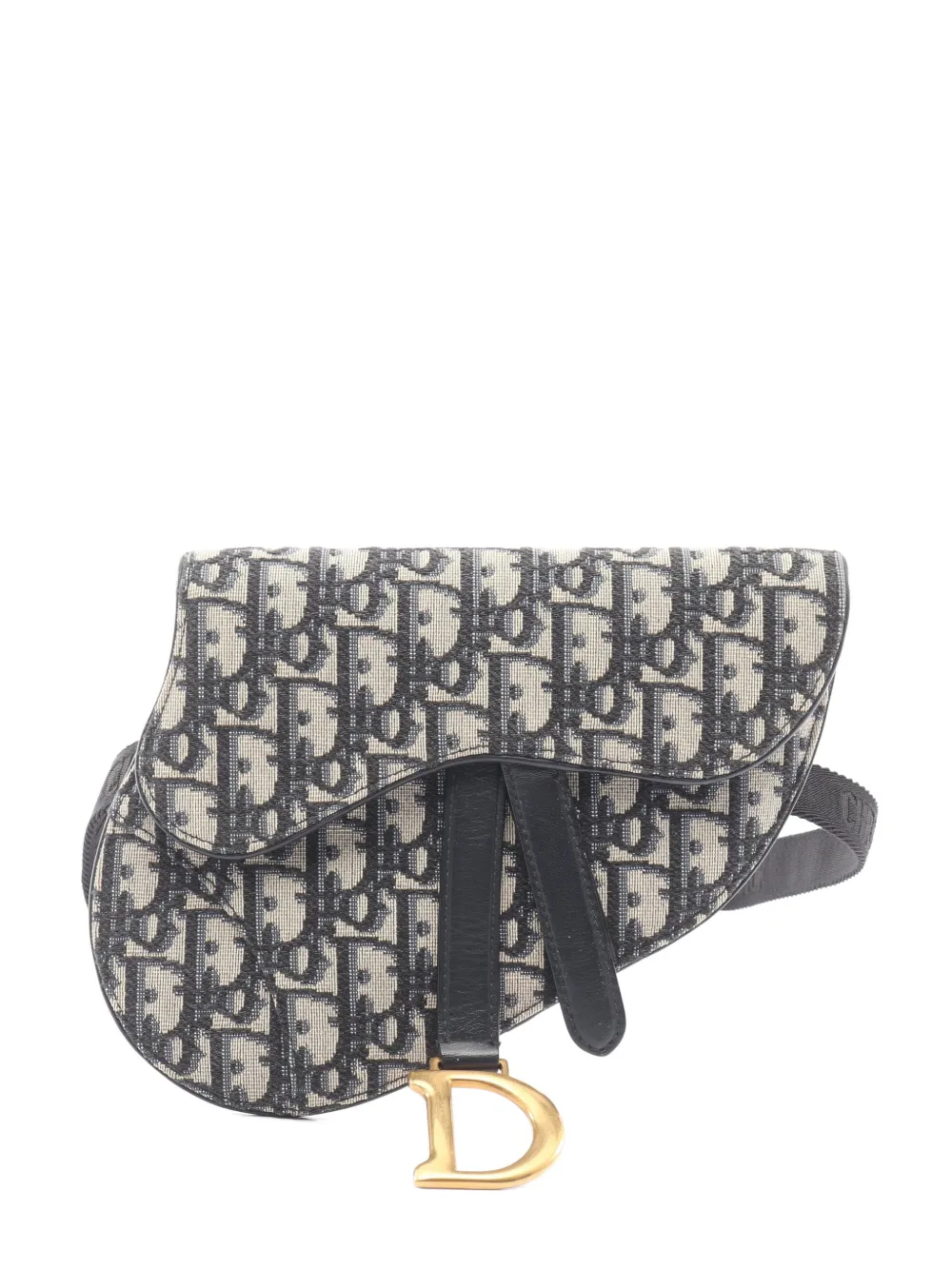 Christian Dior Pre-Owned 2010s Saddle Oblique belt bag - Blu