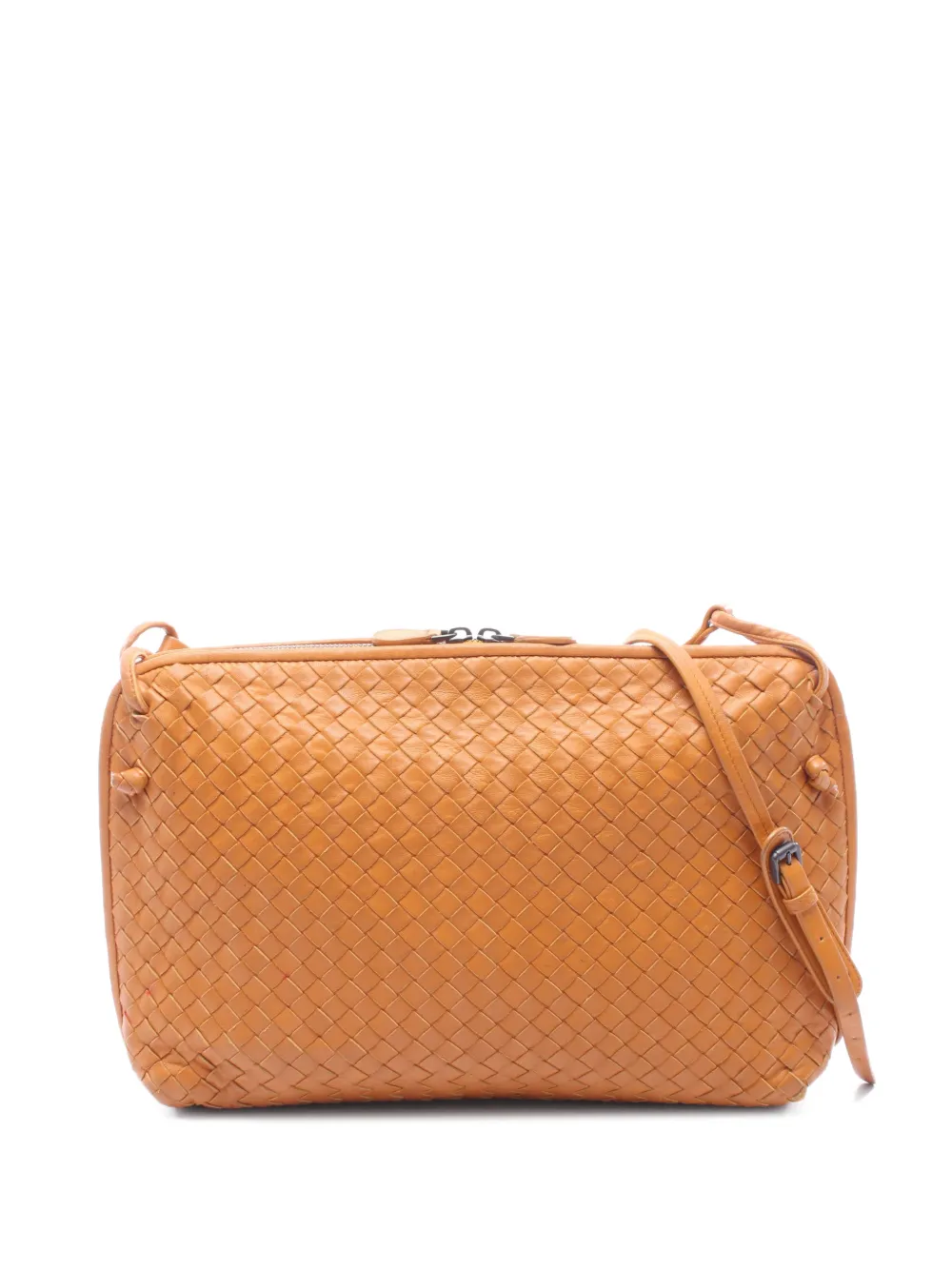 Bottega Veneta Pre-Owned 2000s Intrecciato crossbody bag - Nude