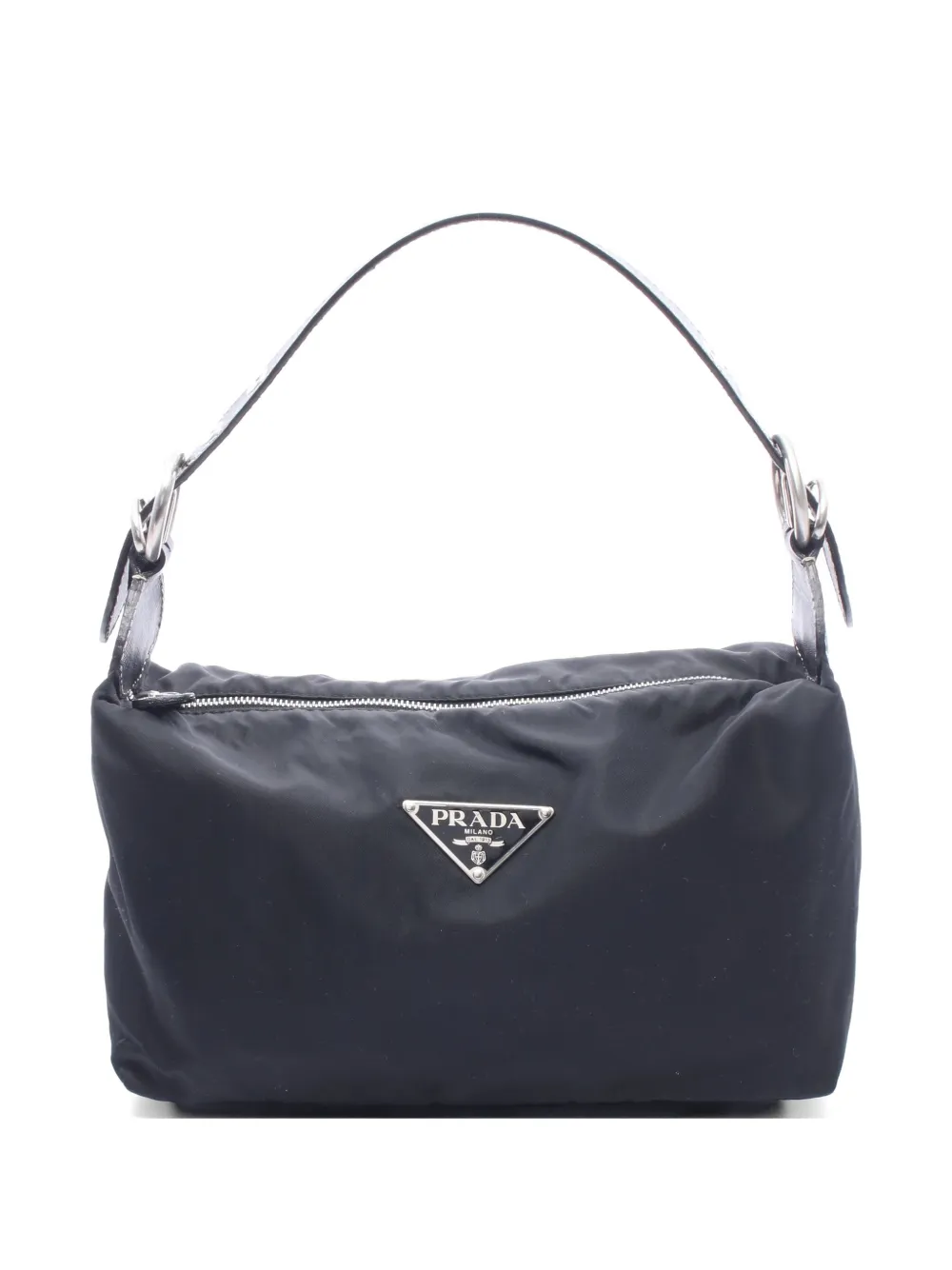 Prada Pre-Owned 2010s Tessuto Ring shoulder bag - Nero
