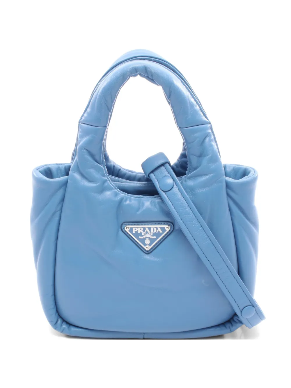 Prada Pre-Owned 2010s padded leather tote bag - Blu