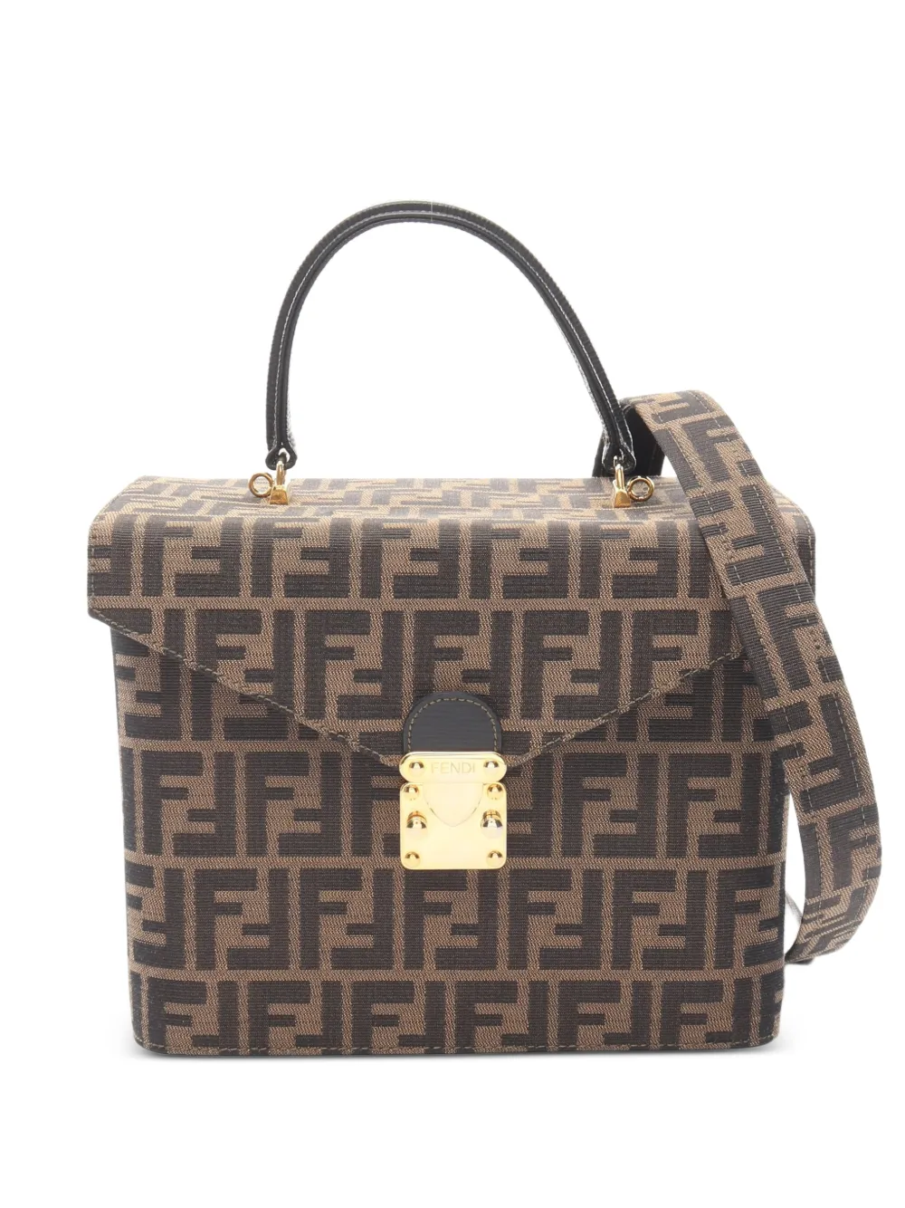 Fendi Pre-Owned 10s Zucca vanity bag - Neutrals